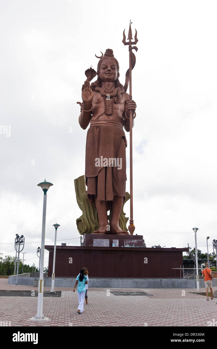 A giant Lord Shiva Statue at Grand Bassin, Mauritius Stock Photo Alamy