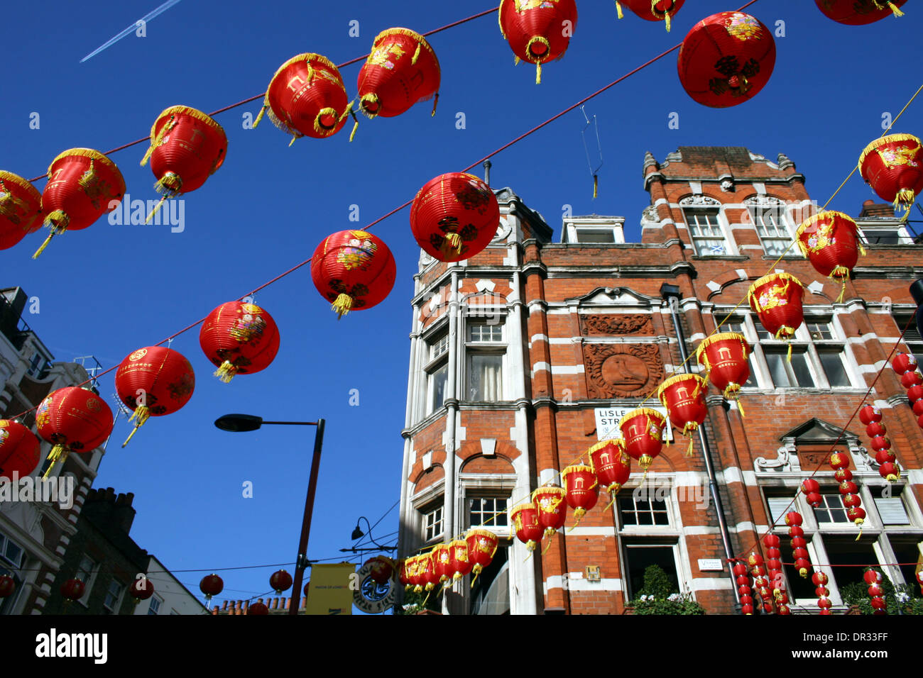 Chinese New Year in London's Chinatown Stock Photo