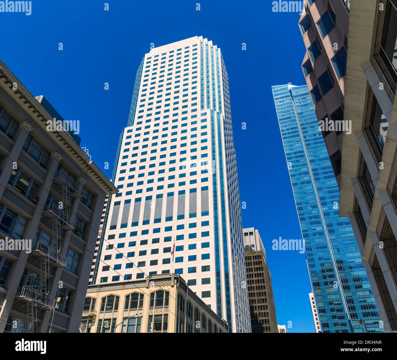San Francisco Downtown buildings at California USA Stock Photo - Alamy