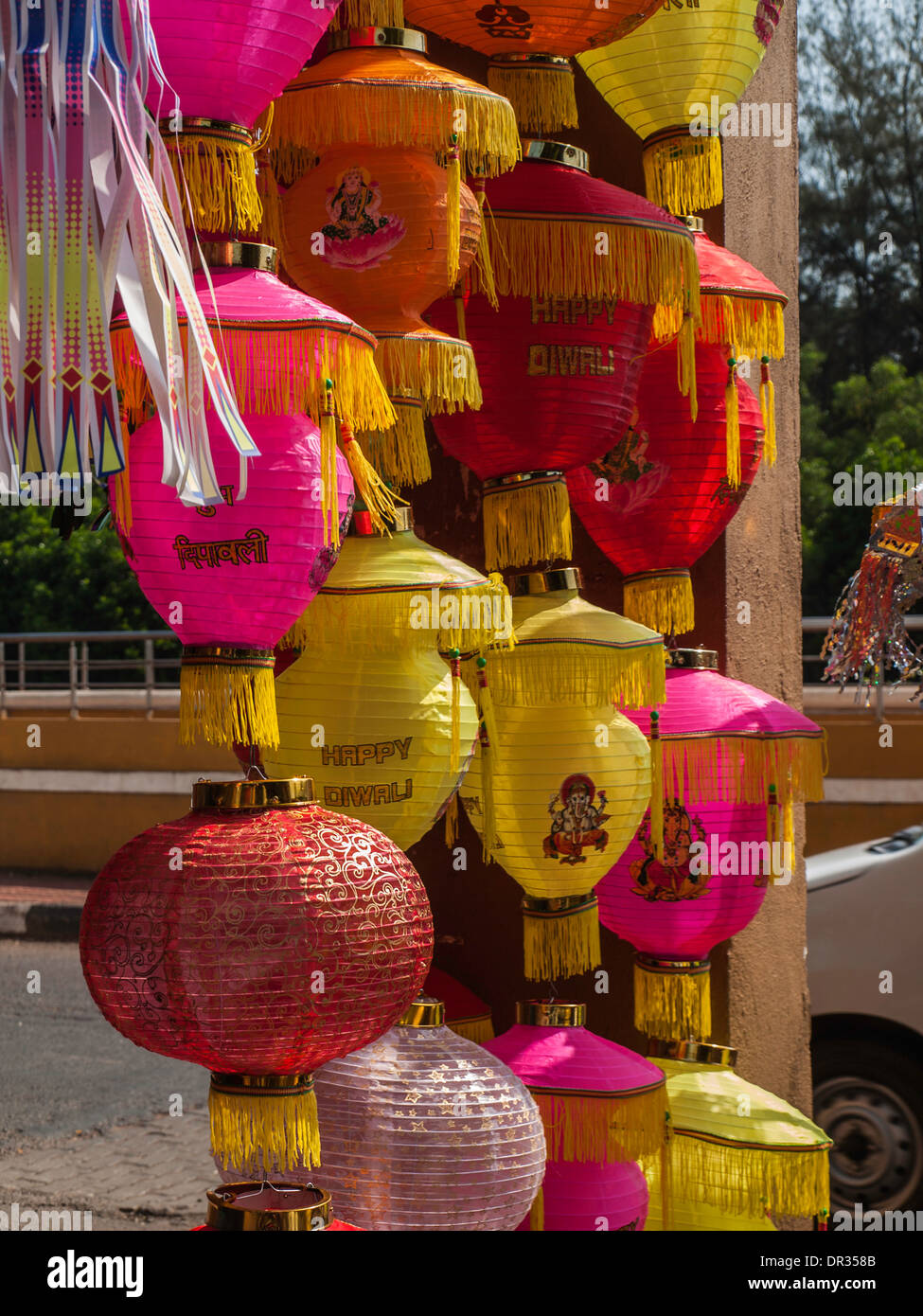 Colorful Diwali lanterns Stock Photo Alamy