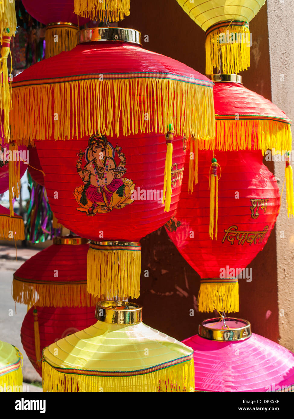 Colorful Diwali lanterns Stock Photo Alamy