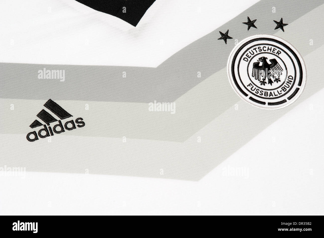 Close up of the Germany national football team kit Stock Photo