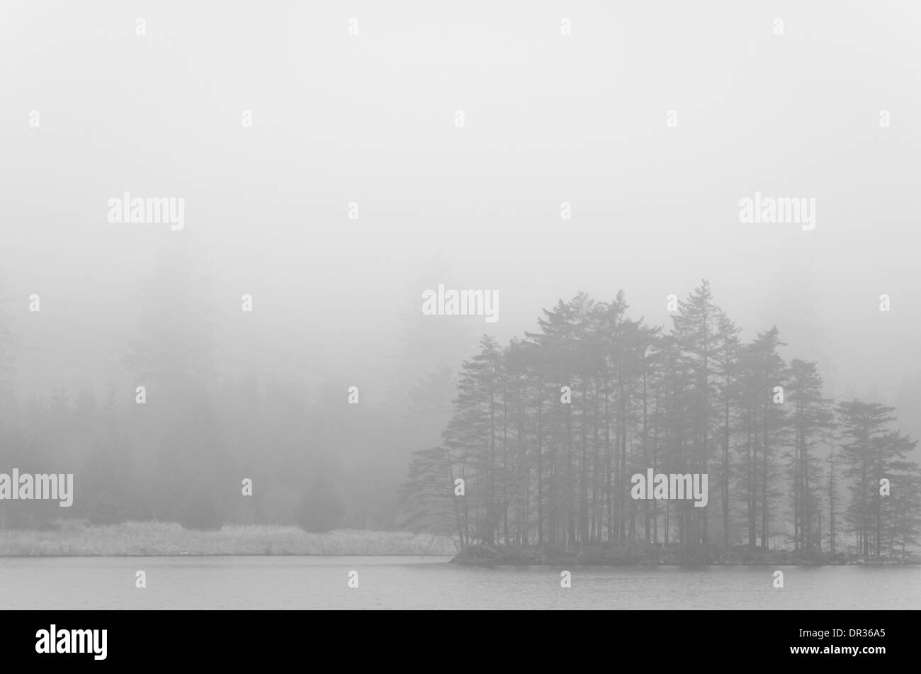 Snow covered Brecon Beacons national park, Wales Stock Photo