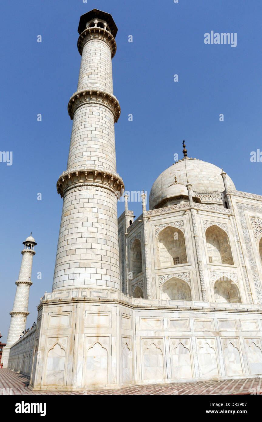 Details of the Taj Mahal Stock Photo