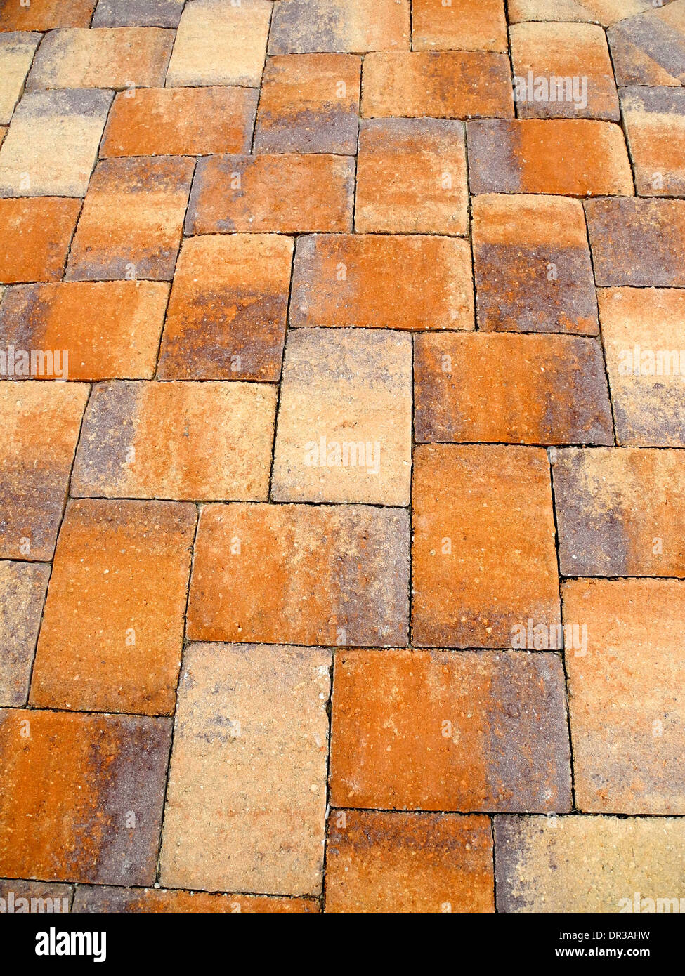 Brick pavers form a pleasant pattern Stock Photo Alamy