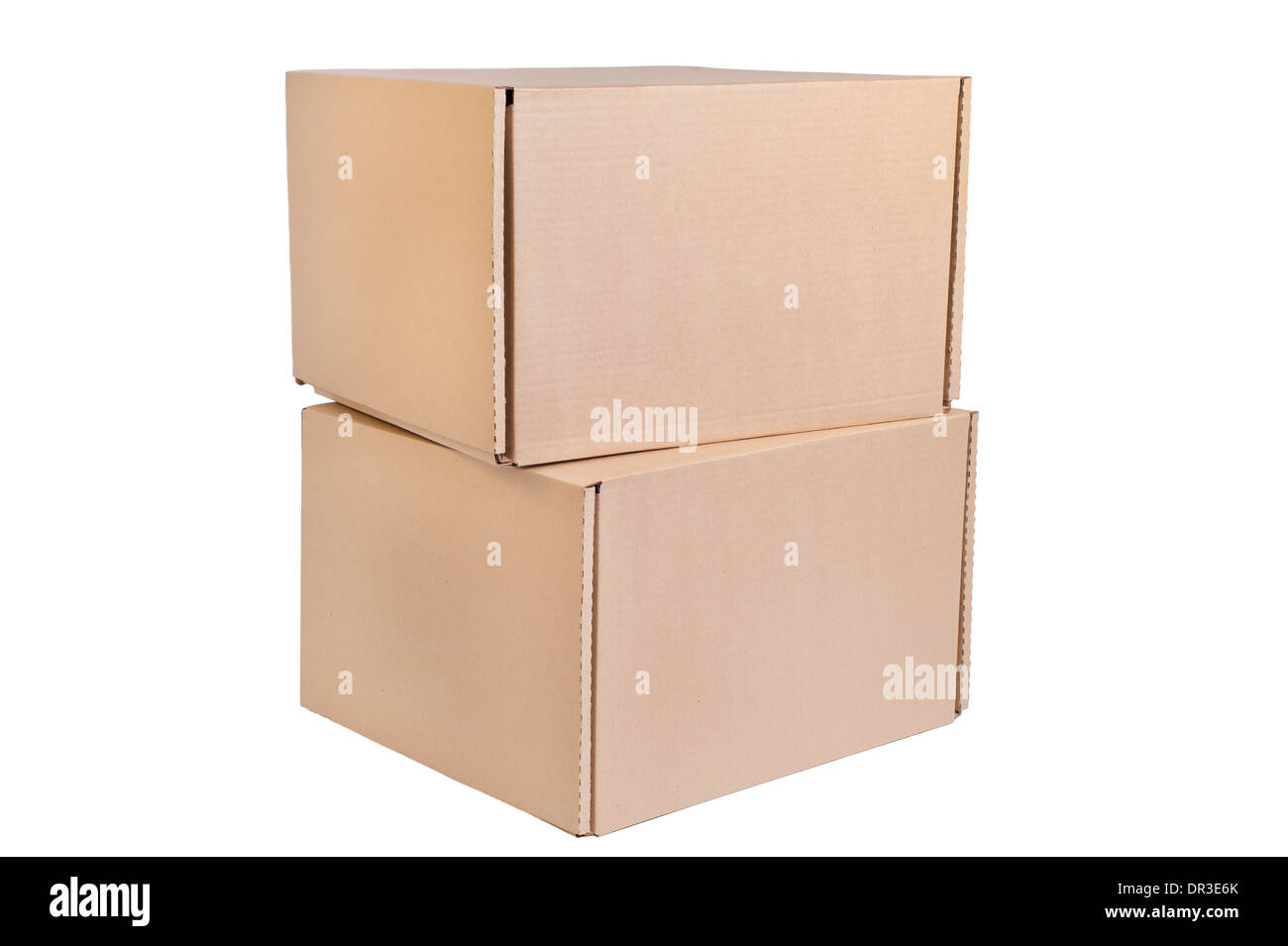 Stack of cardboard boxes Stock Photo
