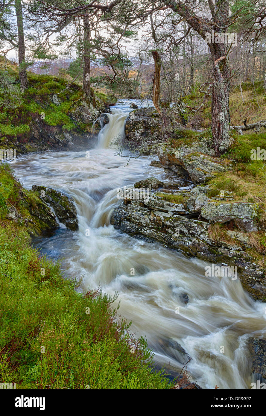 Allt Riabhach, Glen Arric Stock Photo