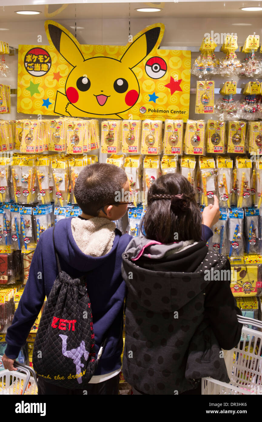 Pocket Monsters On Display And On Sale At The Pokemon Center Osaka Japan Stock Photo Alamy