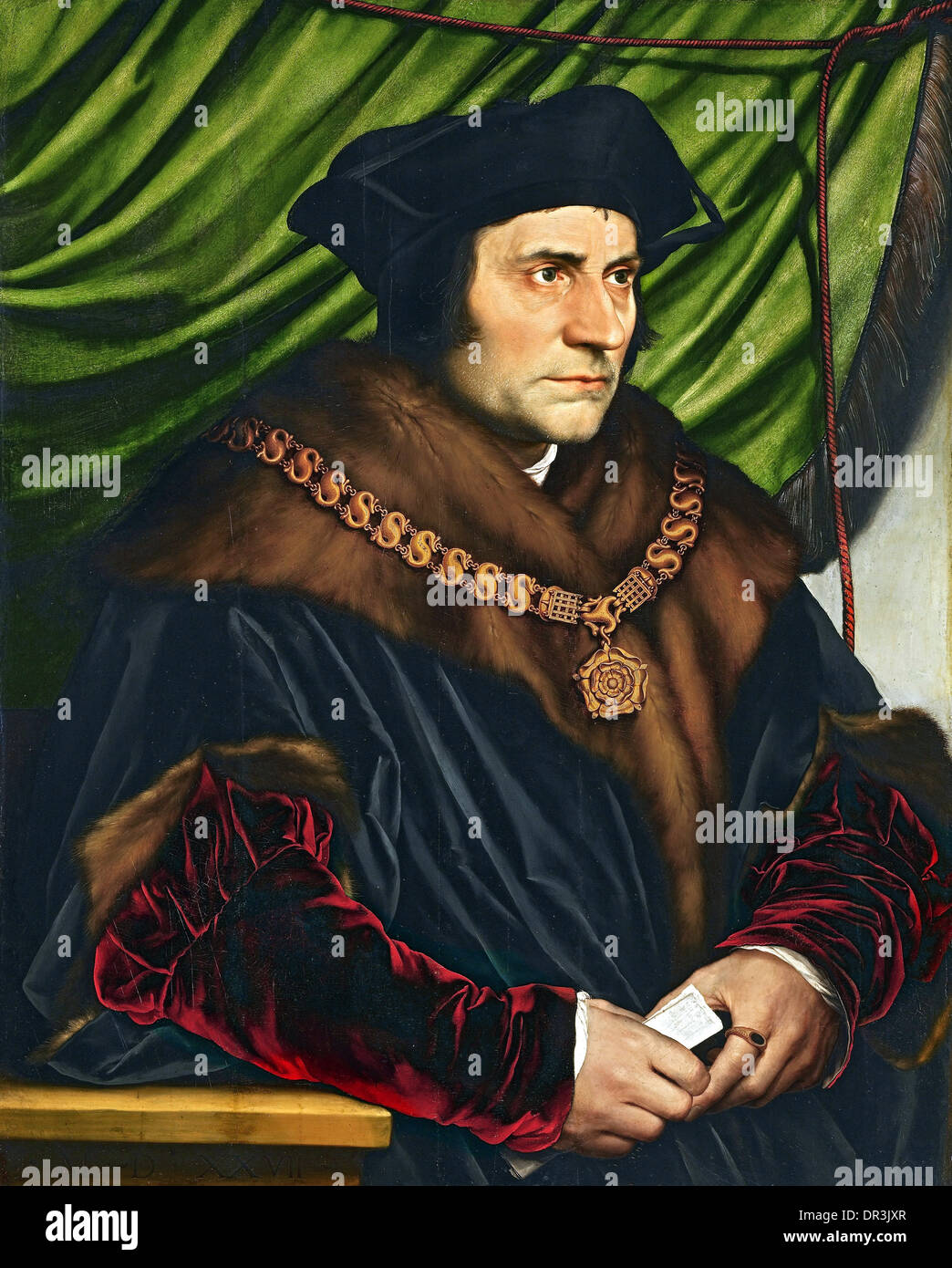 Sir Thomas More, English lawyer, social philosopher, author and statesman Stock Photo