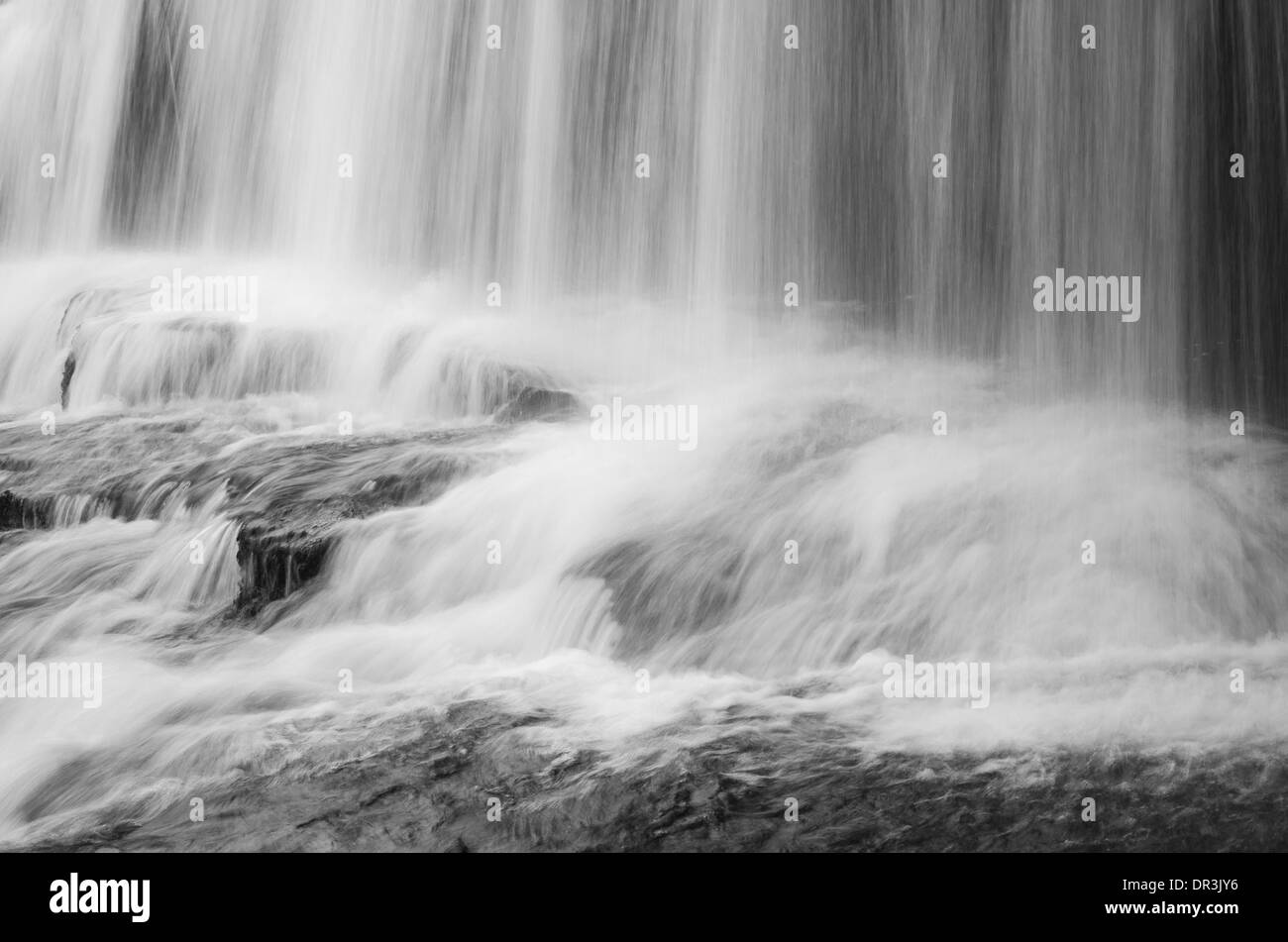 Brecon Beacon waterfall. Stock Photo
