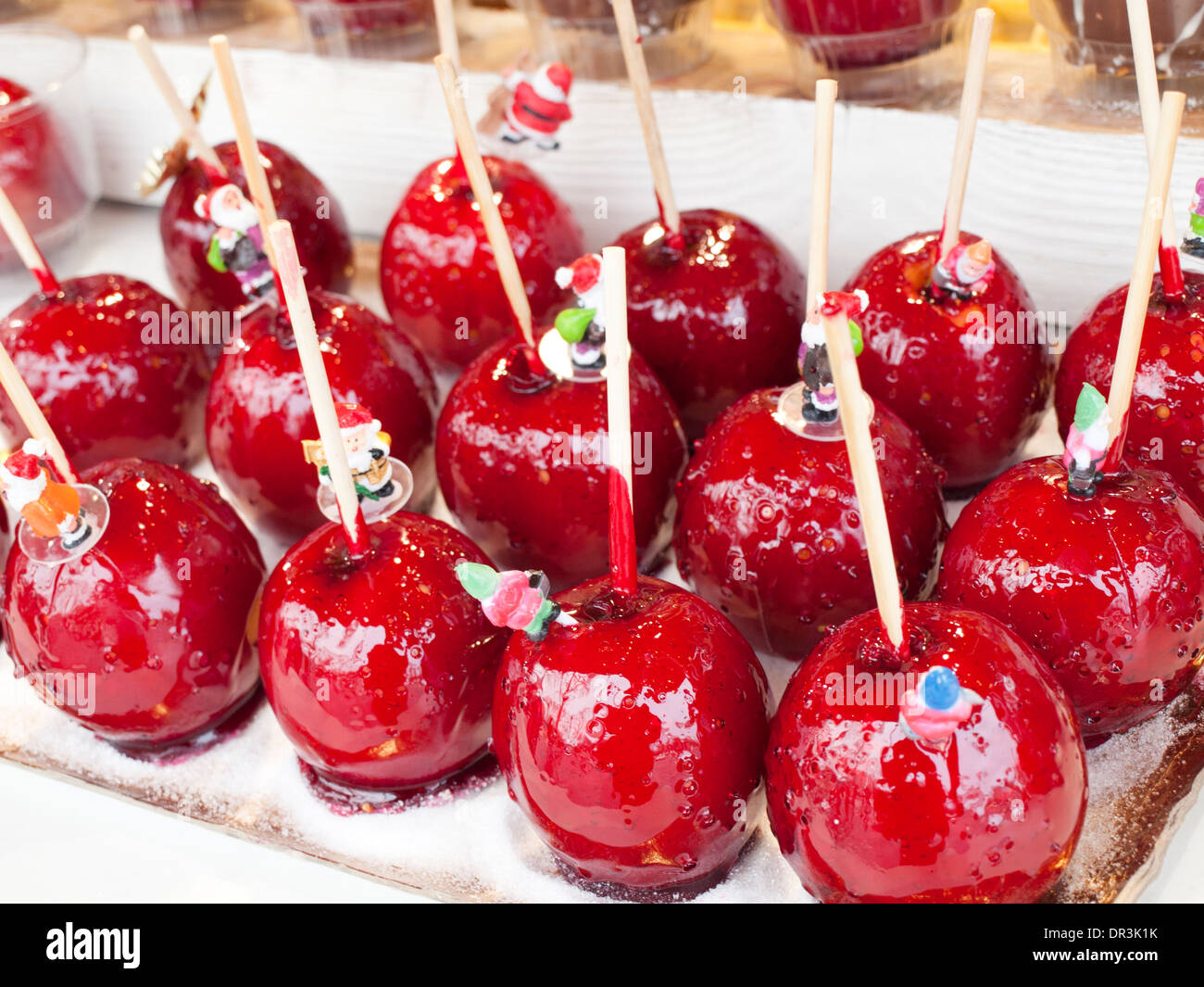 Candy apple Stock Photo