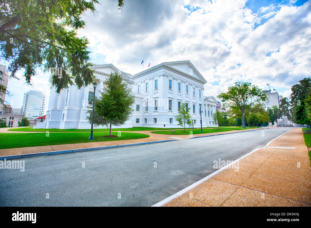 The State Capital building in Richmond Virginia Stock Photo Alamy