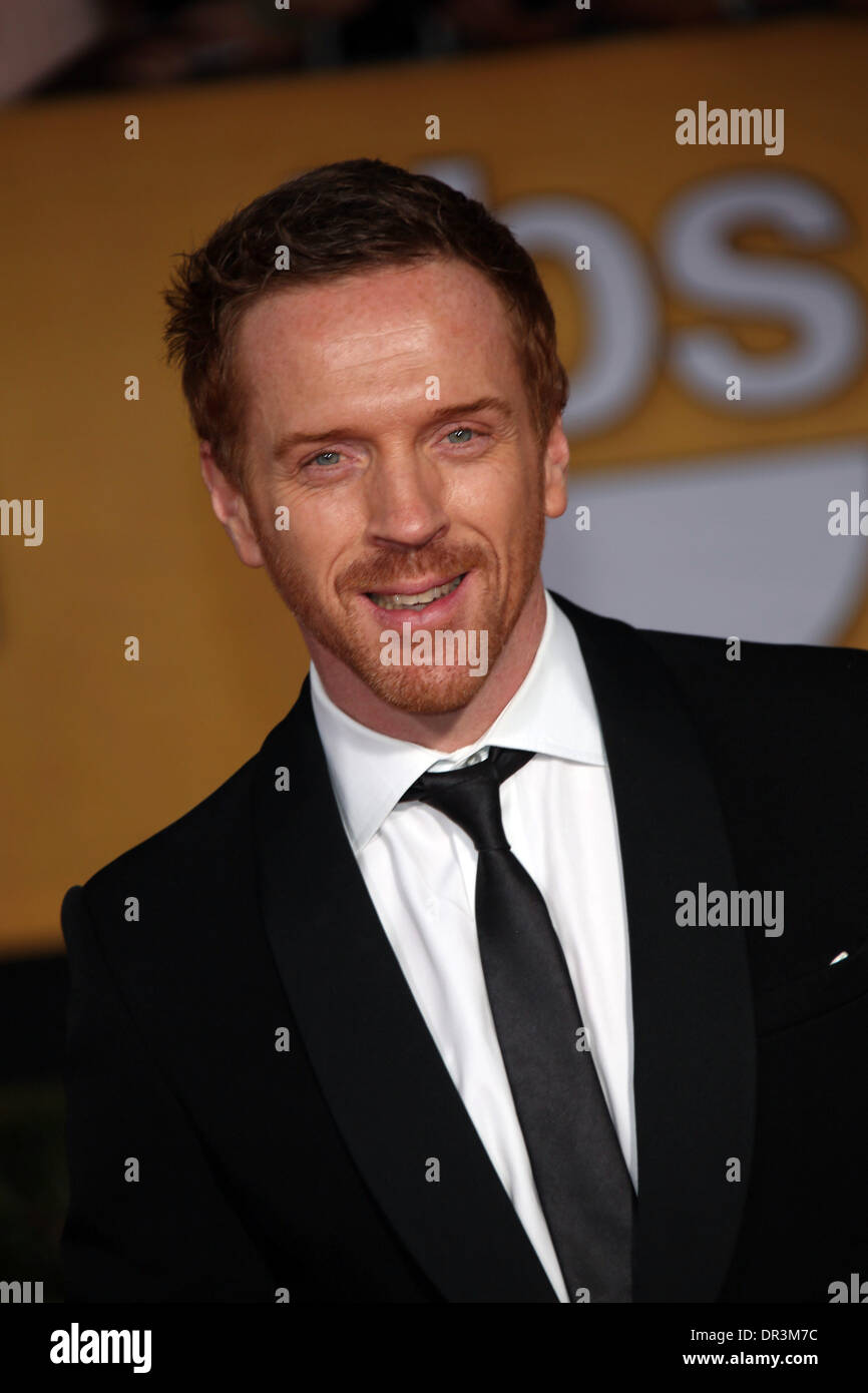 Los Angeles, USA. 18th Jan, 2014. Actor Damian Lewis attends the 20th annual Screen Actor's Guild Awards aka SAG Awards at Shrine Auditorim in Los Angeles, USA, on 18 January 2014.  -NO WIRE SERVICE- Credit:  dpa picture alliance/Alamy Live News Stock Photo