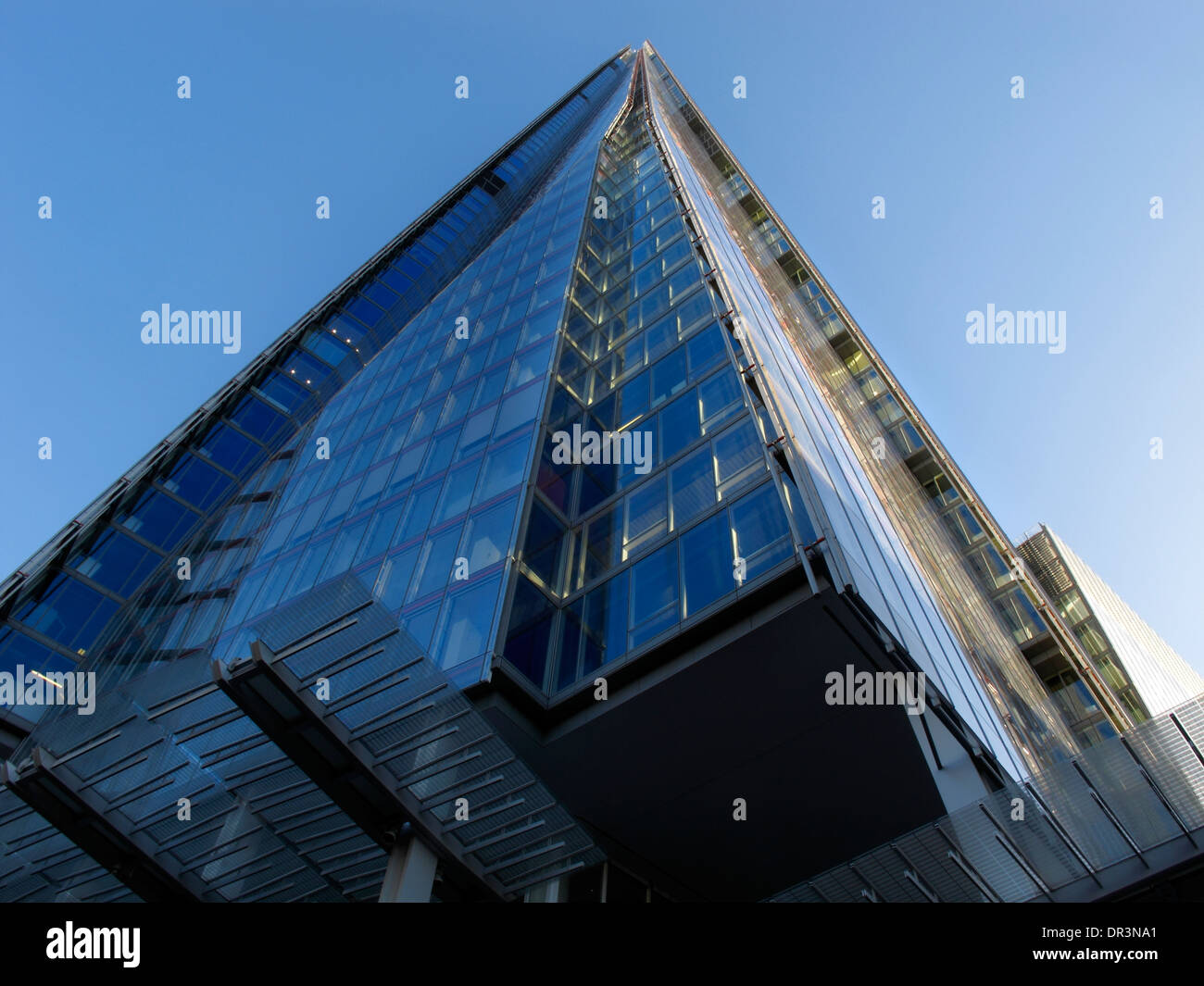 The Shard seen from below, Southwark, south London, England, UK Stock Photo