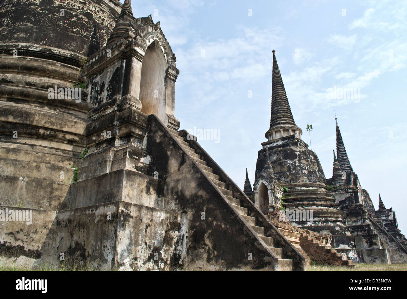 Ruins of Ayuthaya, Thailand Stock Photo