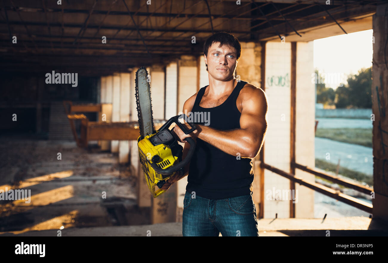 Chainsaw man power hi-res stock photography and images - Alamy