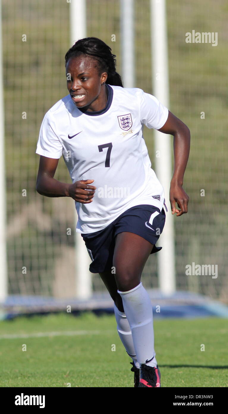 La Manga, Spain. 17 January 2014, La Manga Club. Women's Friendly International: England 1 Norway 1 Photo Alamy Live News Stock Photo