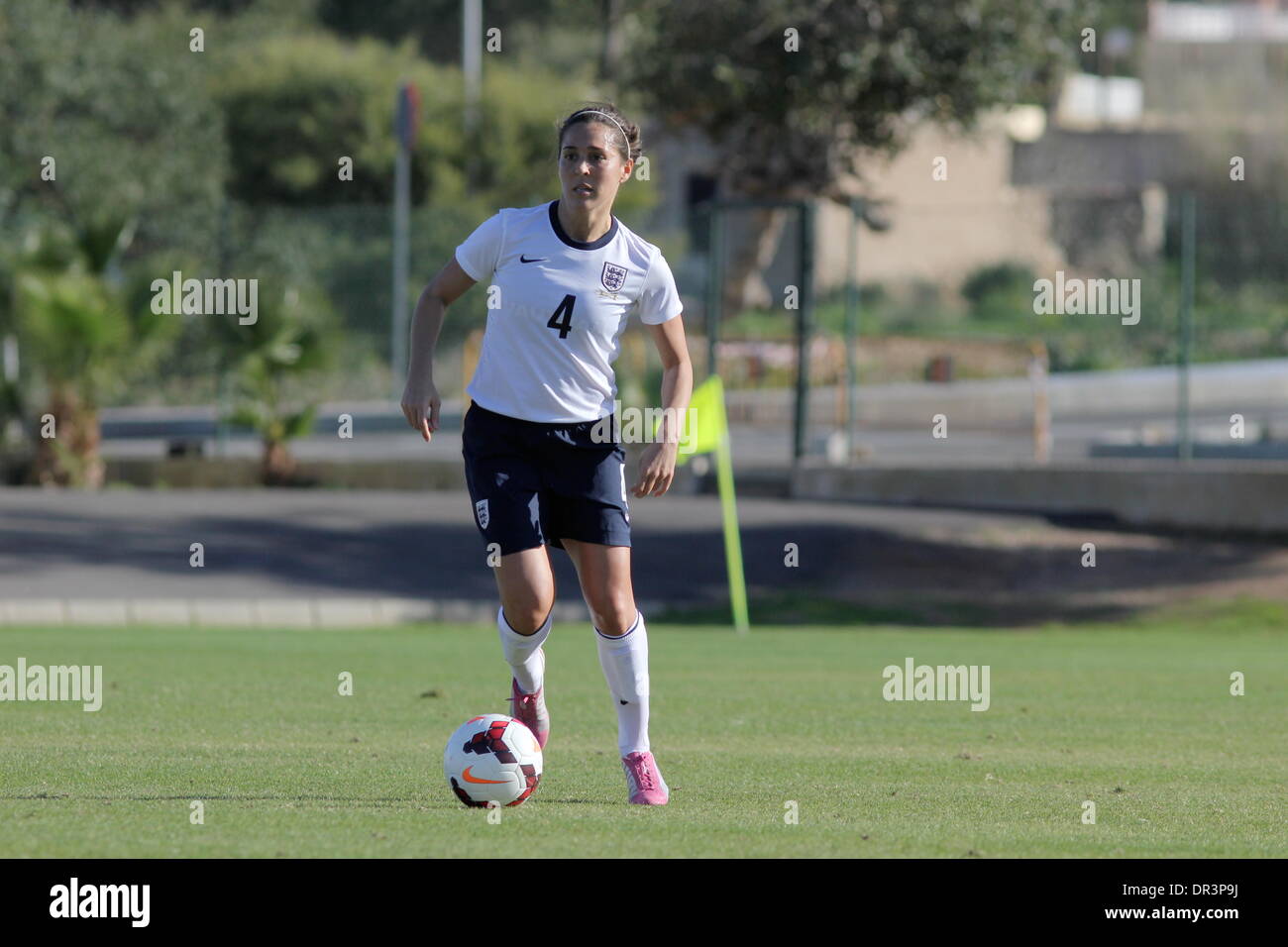 La Manga, Spain. 17 January 2014, La Manga Club. Women's Friendly International: England 1 Norway 1 Photo Alamy Live News Stock Photo