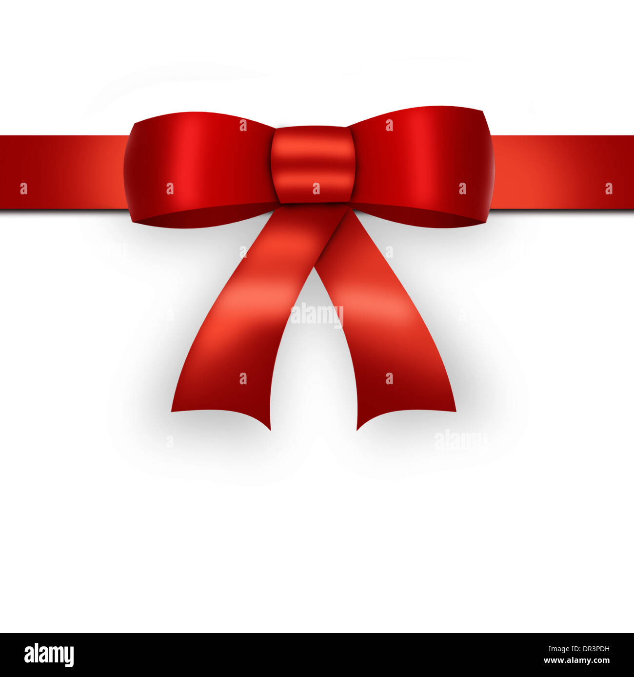 red ribbon, bow Stock Photo Alamy
