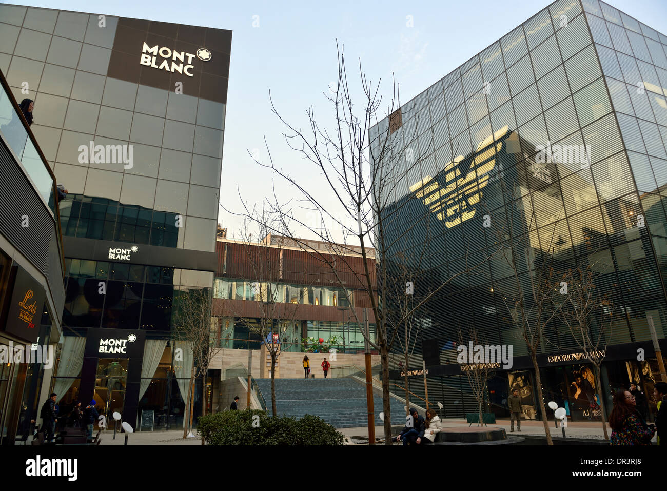 Taikoo Li Sanlitun Shopping & Life Style Centre in Beijing, China. 2014 Stock Photo