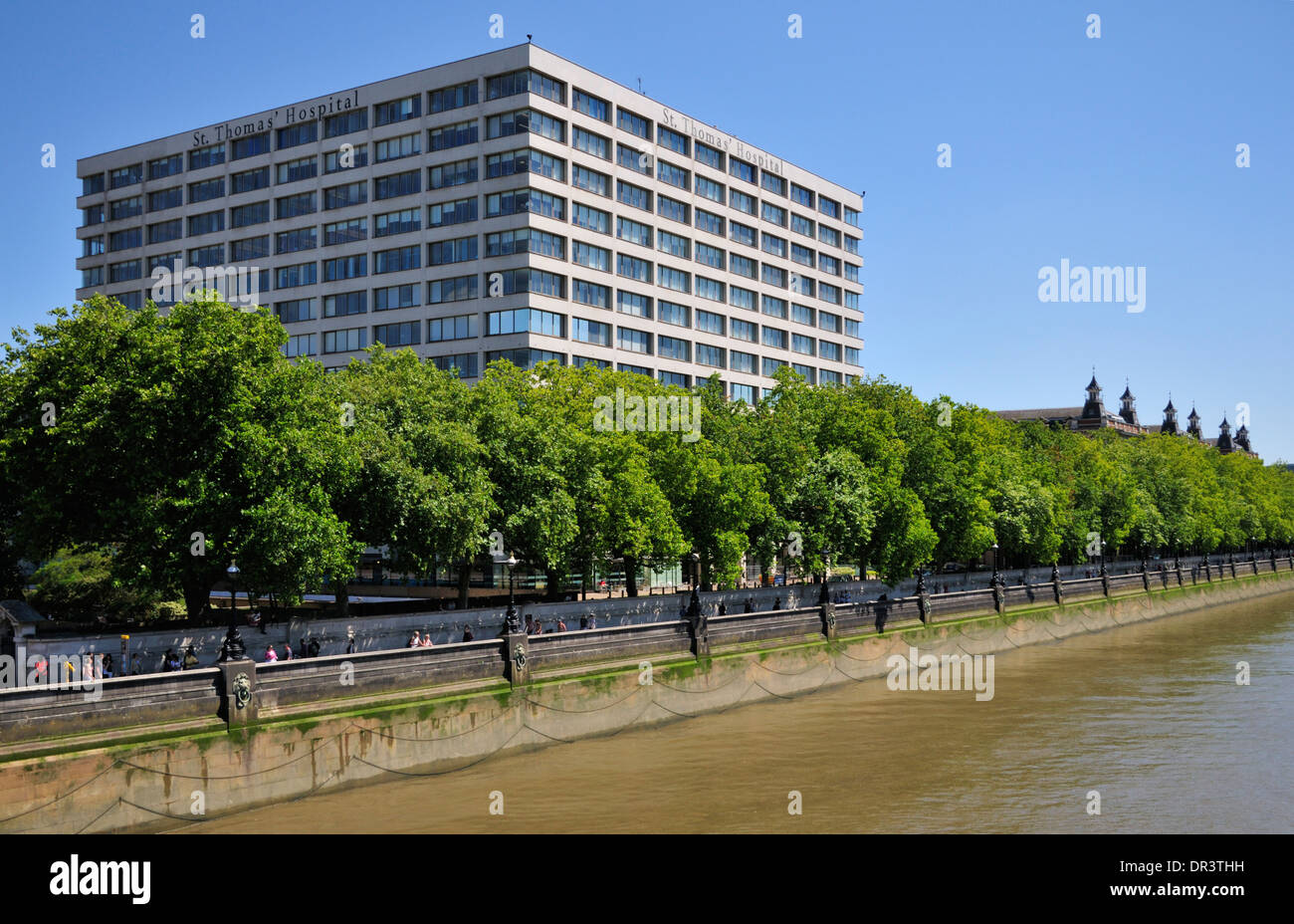 St Thomas' Hospital, Westminster Bridge Road, London, SE1 7EH, United Kingdom Stock Photo