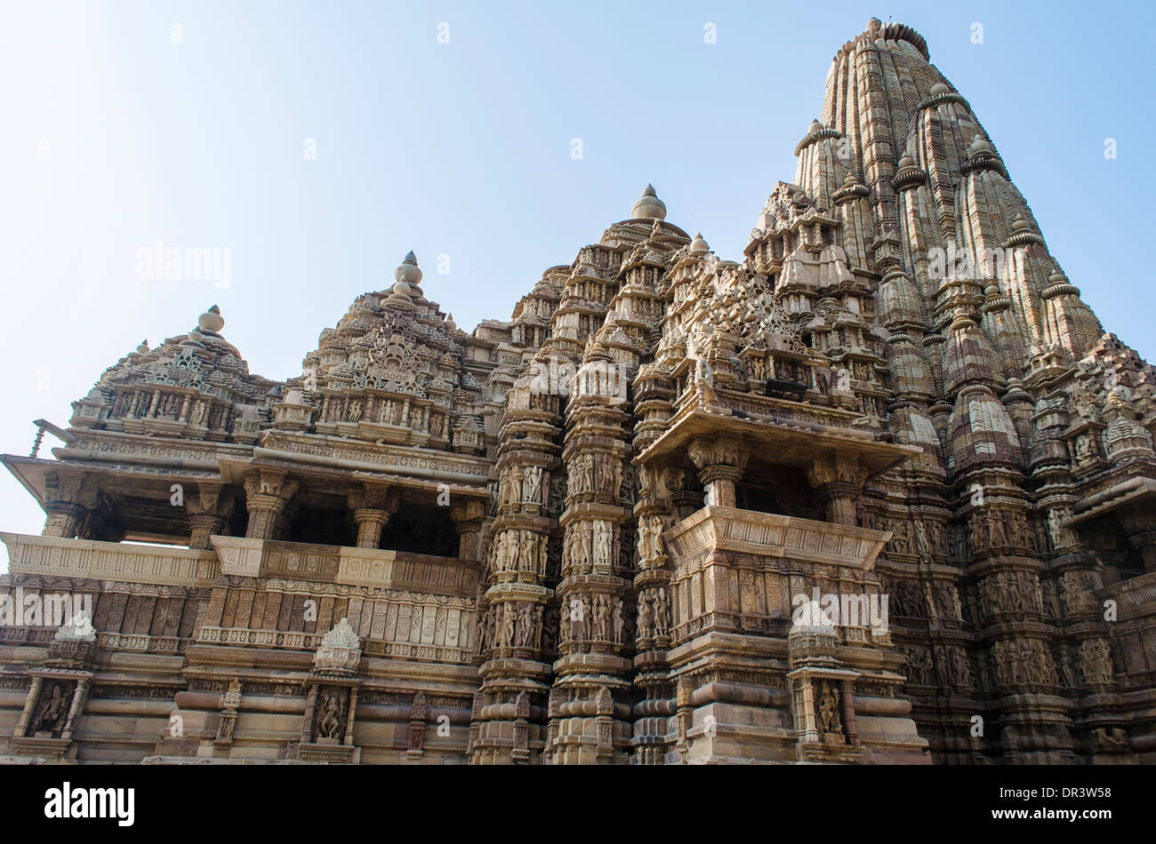 Khajuraho Temples, Madhya Pradesh, India Stock Photo