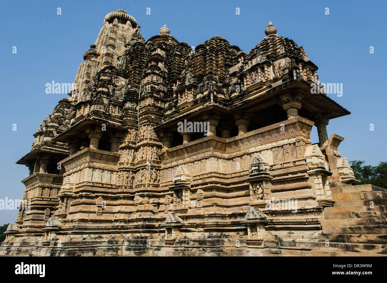 Khajuraho Temples, Madhya Pradesh, India Stock Photo