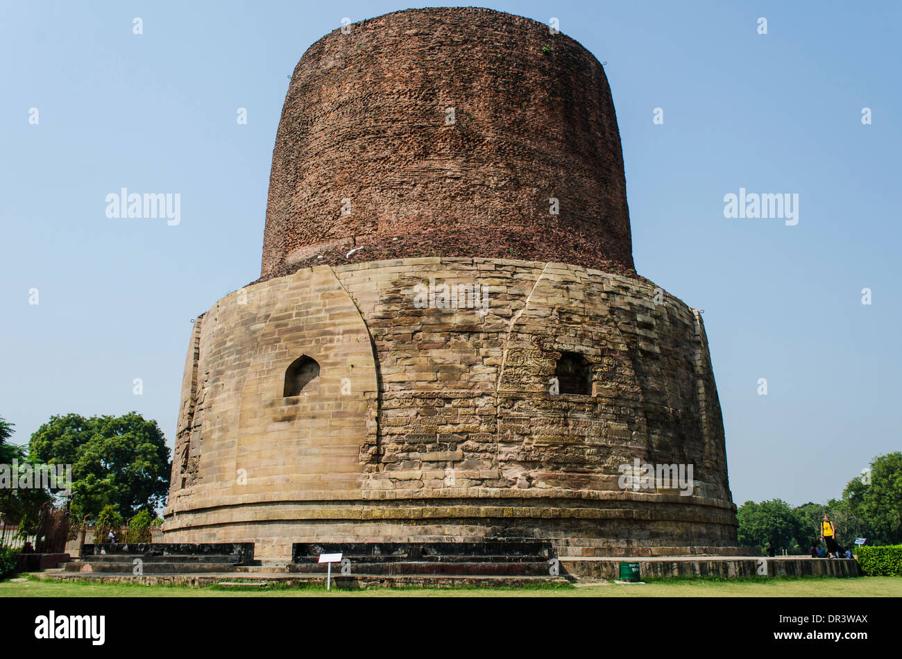Dhamekh Stupa, Sarnath, India Stock Photo