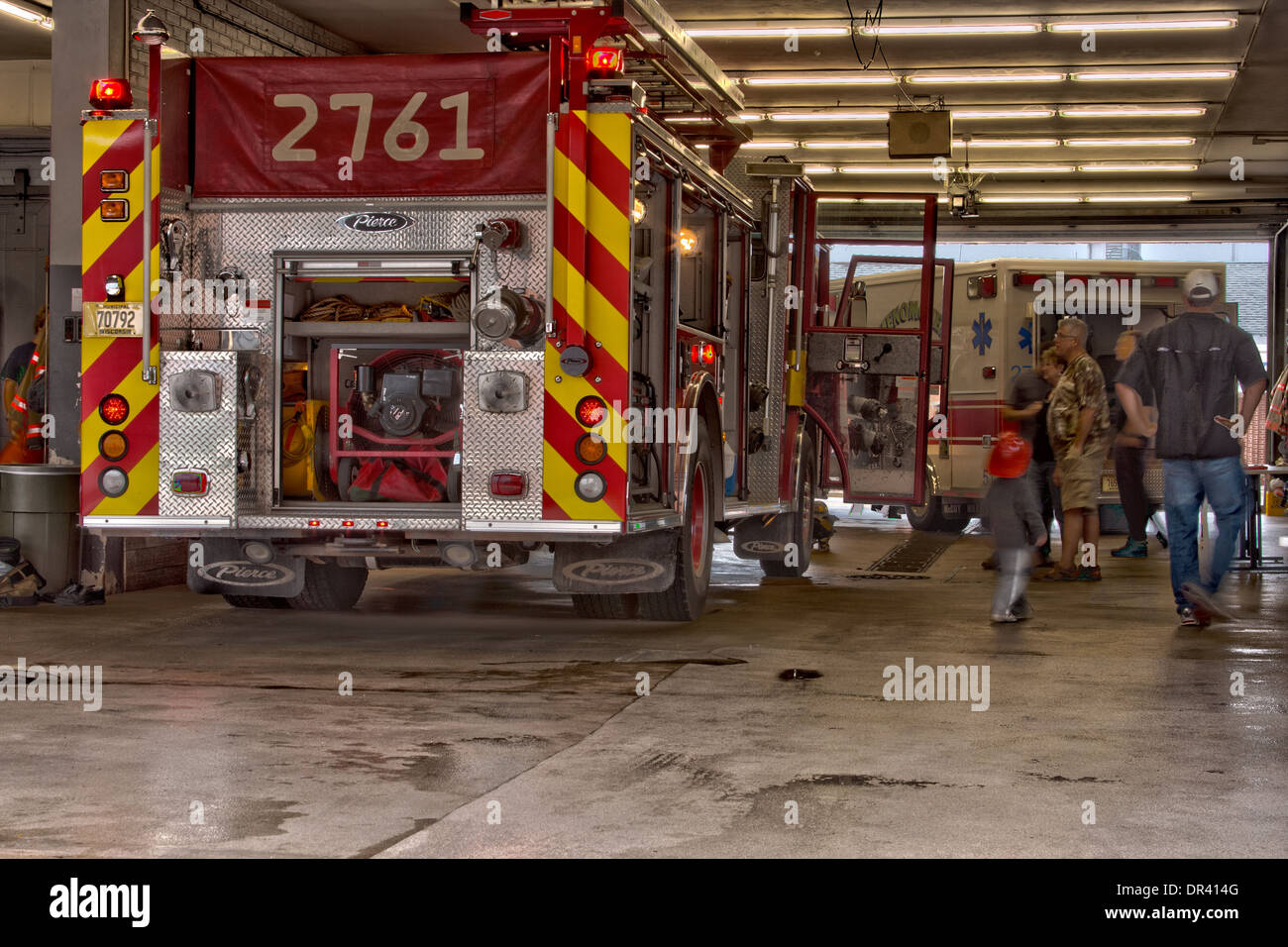 Menomonee Falls Fire Department Station1 Open House Stock Photo