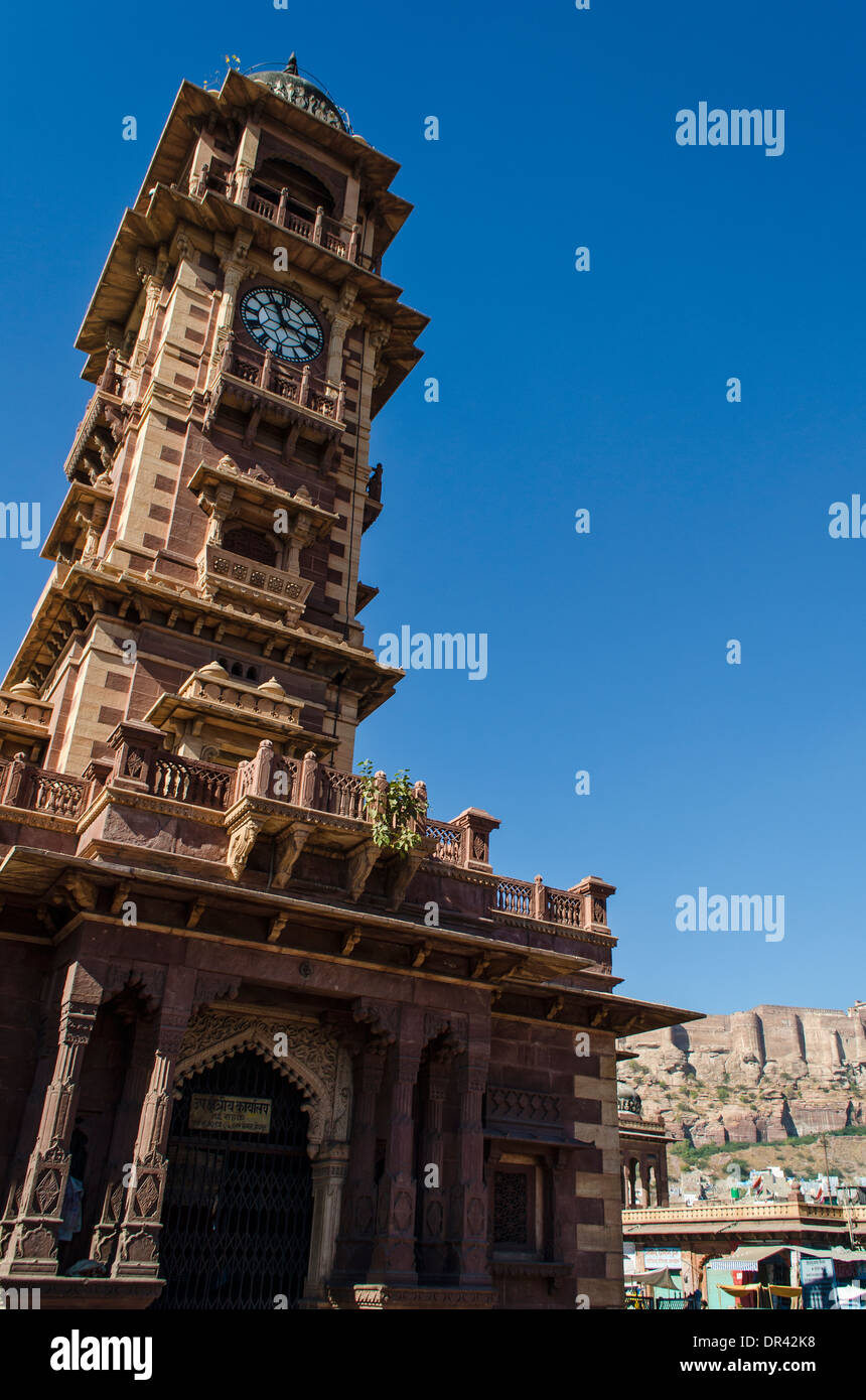Clock Tower in Jodhpur,India Stock Photo Alamy