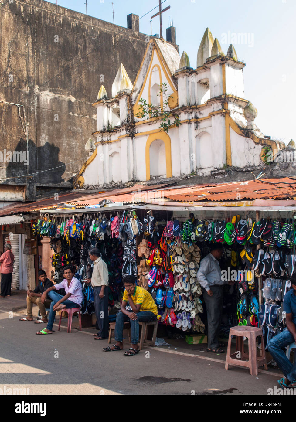 Market Stall In Margao Stock Photo Alamy