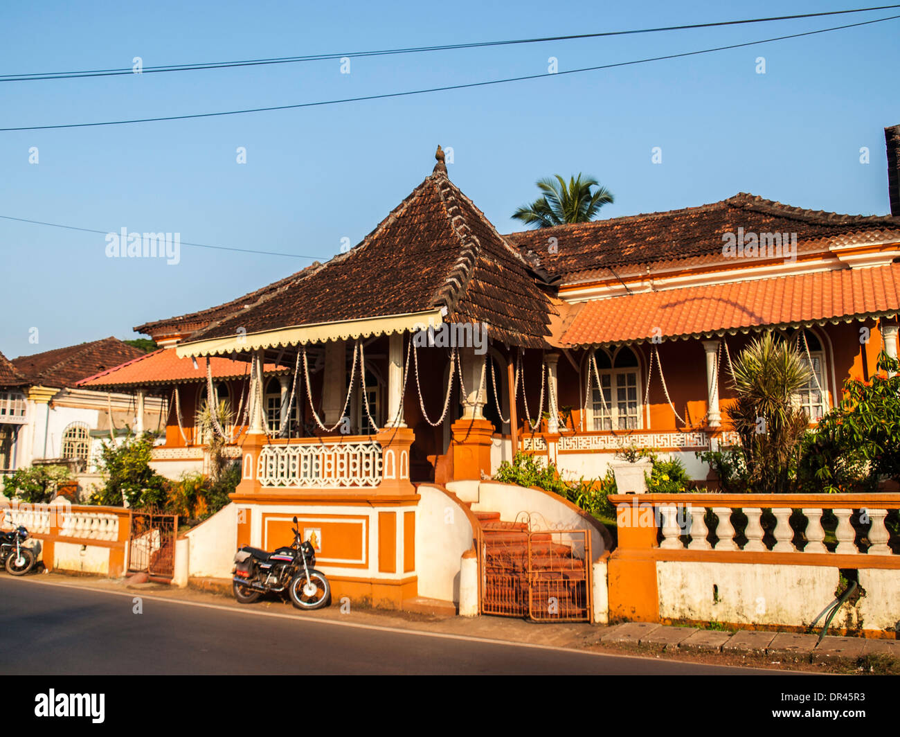 Portuguese house in Margao Stock Photo Alamy
