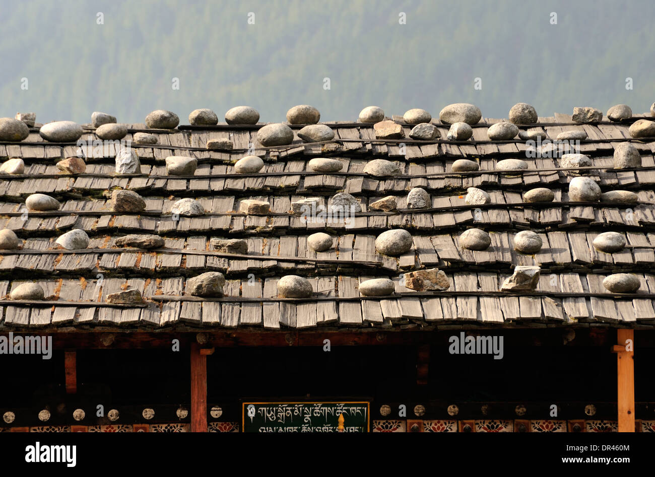 Traditional Bhutanese Architecture High Resolution Stock Photography