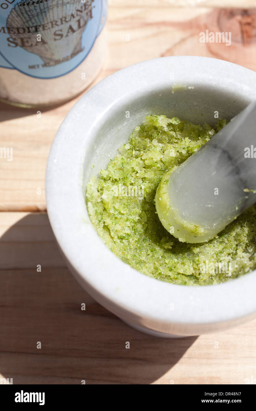 Mortar and Pestle Stock Photo