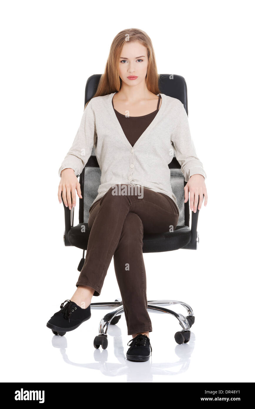 Beautiful professional woman seated hi-res stock photography and images ...