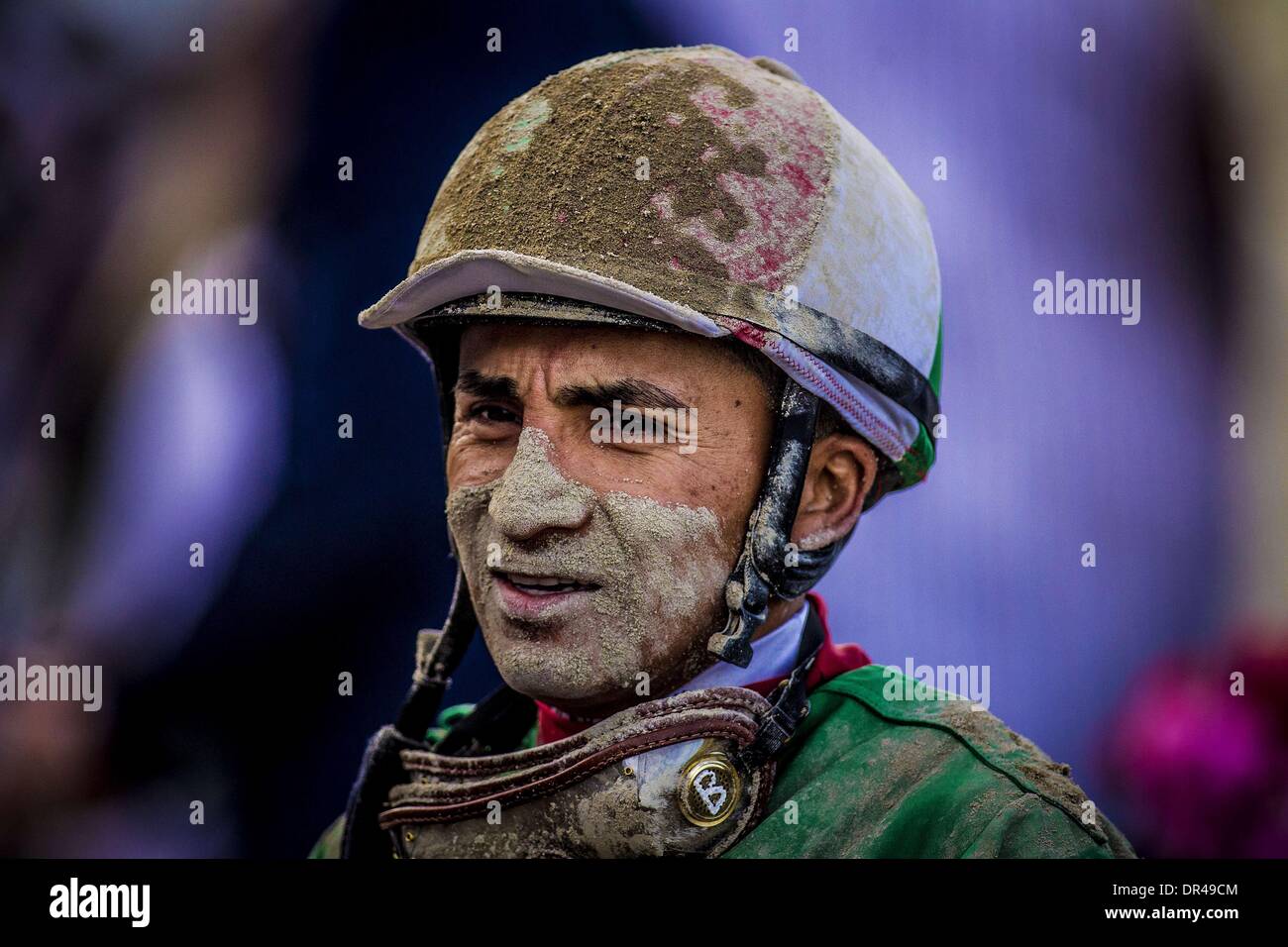 Arcadia, CA, USA. 18th Jan, 2014. Rafael Bejarano at 2014 running of