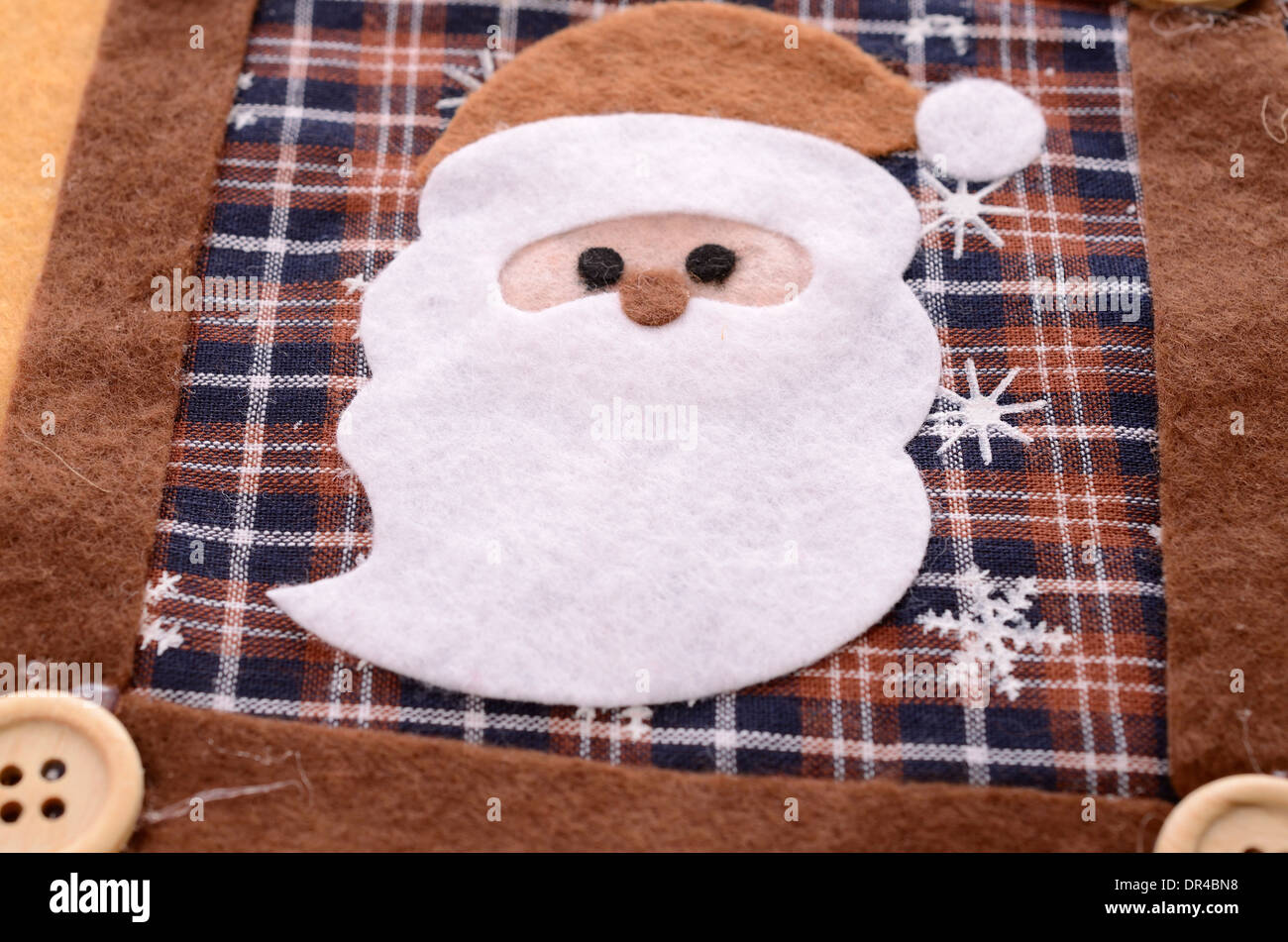 Christmas background with Santa Claus Stock Photo - Alamy