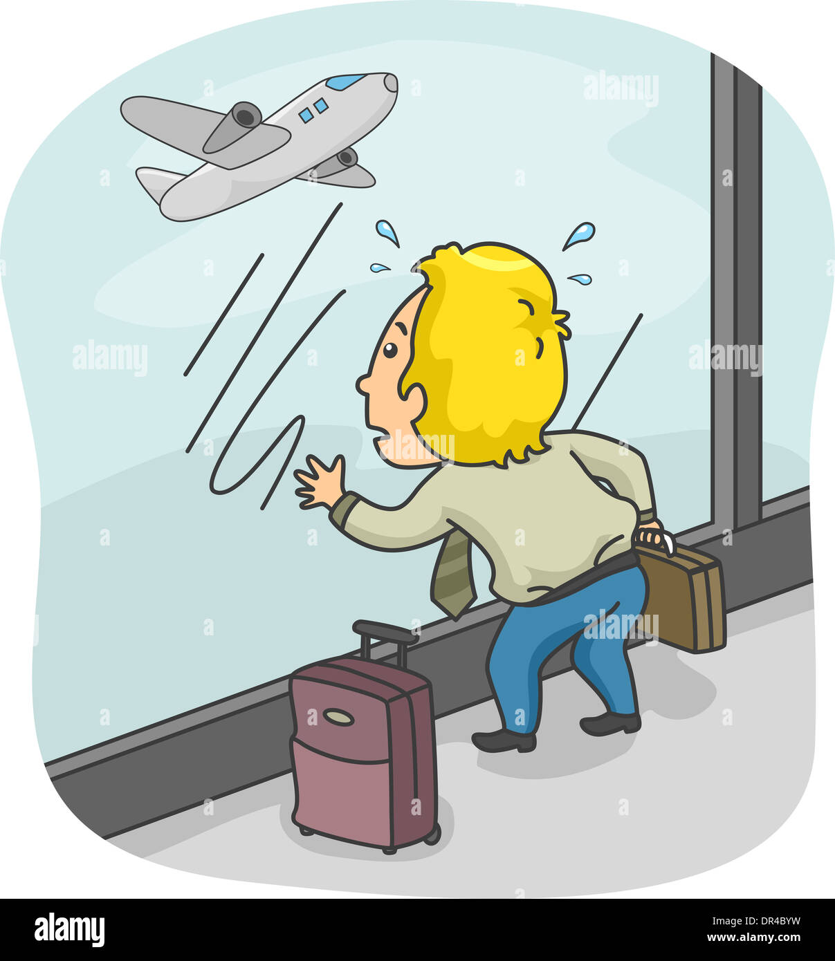 A person hurrying to catch a plane. We catch flights not feelings. Опоздал на самолет. Бежит за самолетом. To catch a flight.