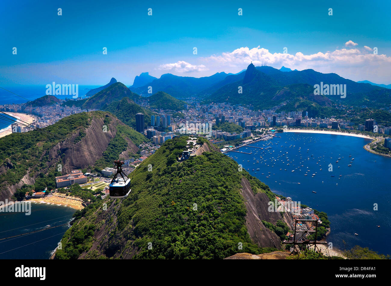 Ropeway in Rio de Janeiro, Brazil Stock Photo