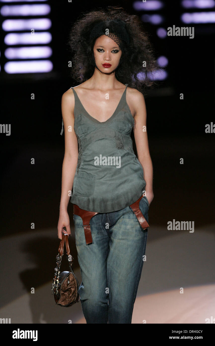 Feb 17, 2009 - New York, New York, USA - The Diesel Black Gold Runway Fashion Show during the Mercedes Benz Fashion Week at Bryant Park in New York City.  (Credit Image: © Brian Dowling/Southcreek EMI/ZUMA Press) Stock Photo