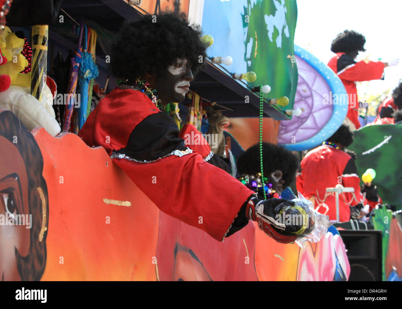 throwing coconuts at mardi gras