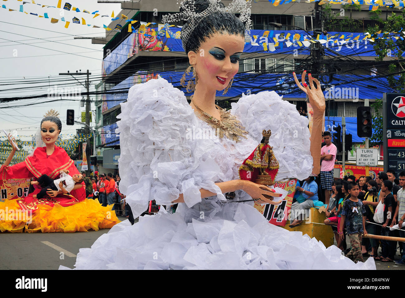 Giant Puppets in Sinulog Festival Cebu City Philippines 2014 Stock Photo 65873805 Alamy