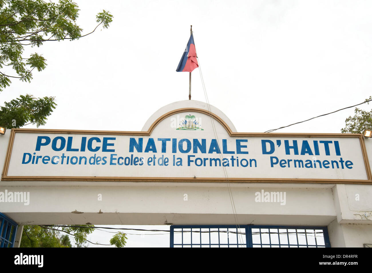 Apr 30, 2009 - Port au Prince, Haiti - The gates of the Haitian National  Police Academy in Port au Prince (Credit Image: © David Snyder/ZUMA Press  Stock Photo - Alamy