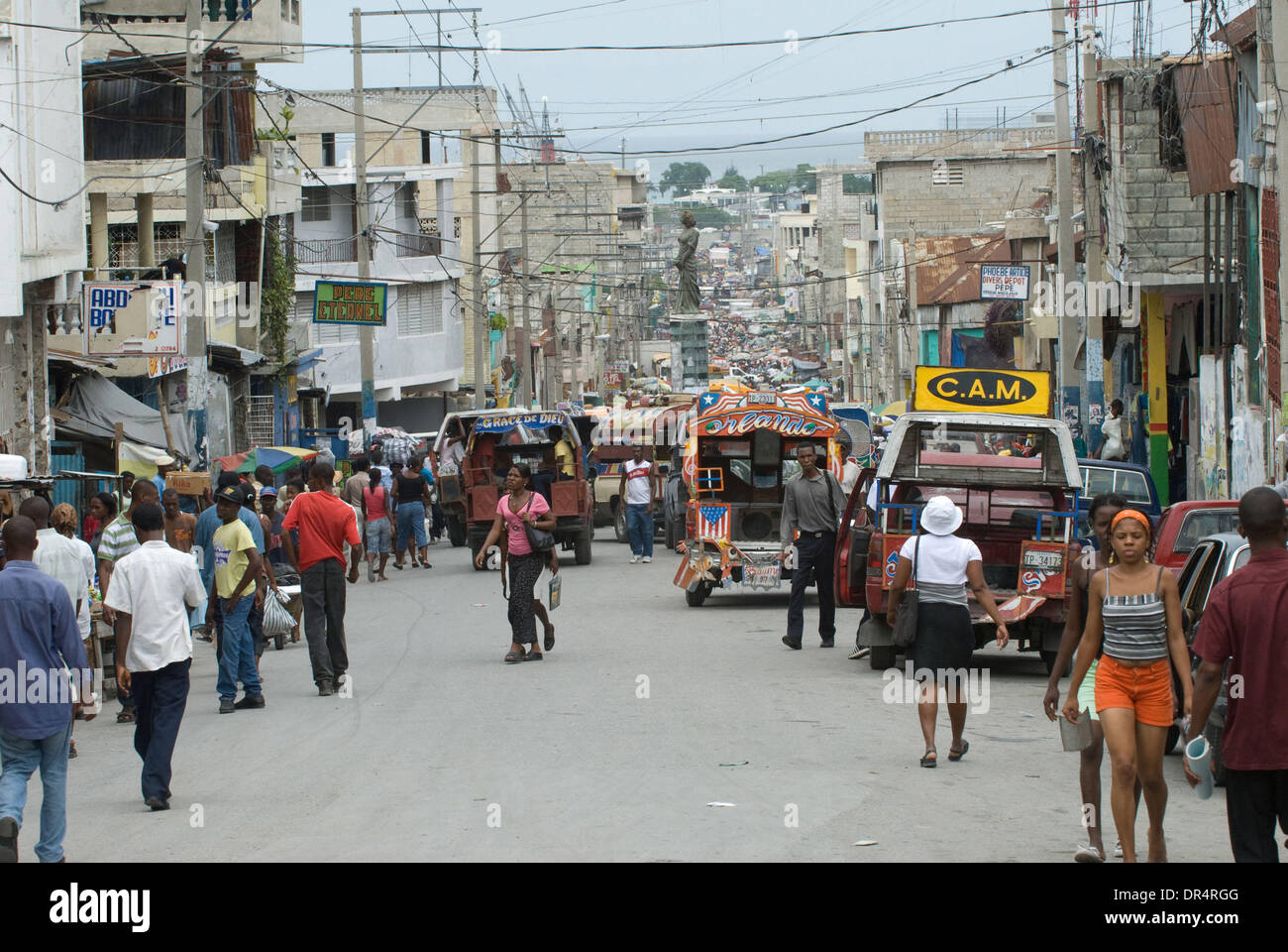 Apr 30, 2009 Port au Prince, Haiti A typical morning rush hour in the crowded and polluted