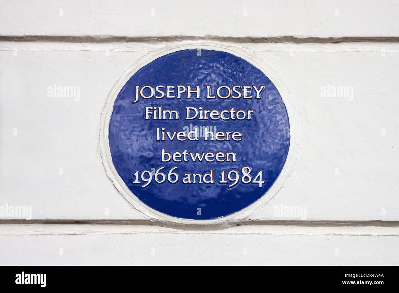 Joseph Losey, film director, blue plaque Stock Photo