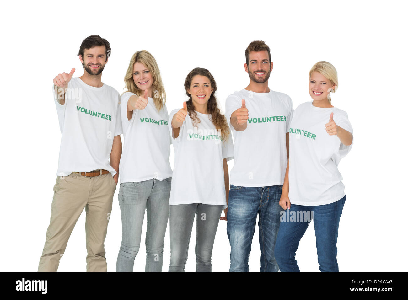 Group portrait positive happy hi-res stock photography and images - Alamy