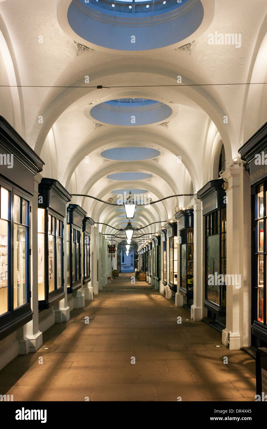 Royal Opera Arcade, The Strand, London Stock Photo