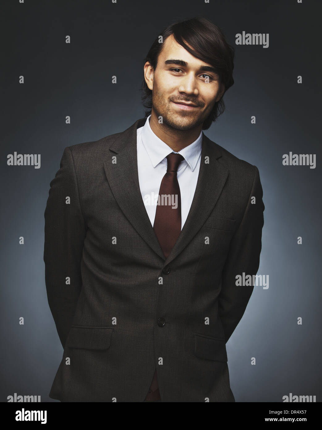 Young black male model posing hi-res stock photography and images - Alamy