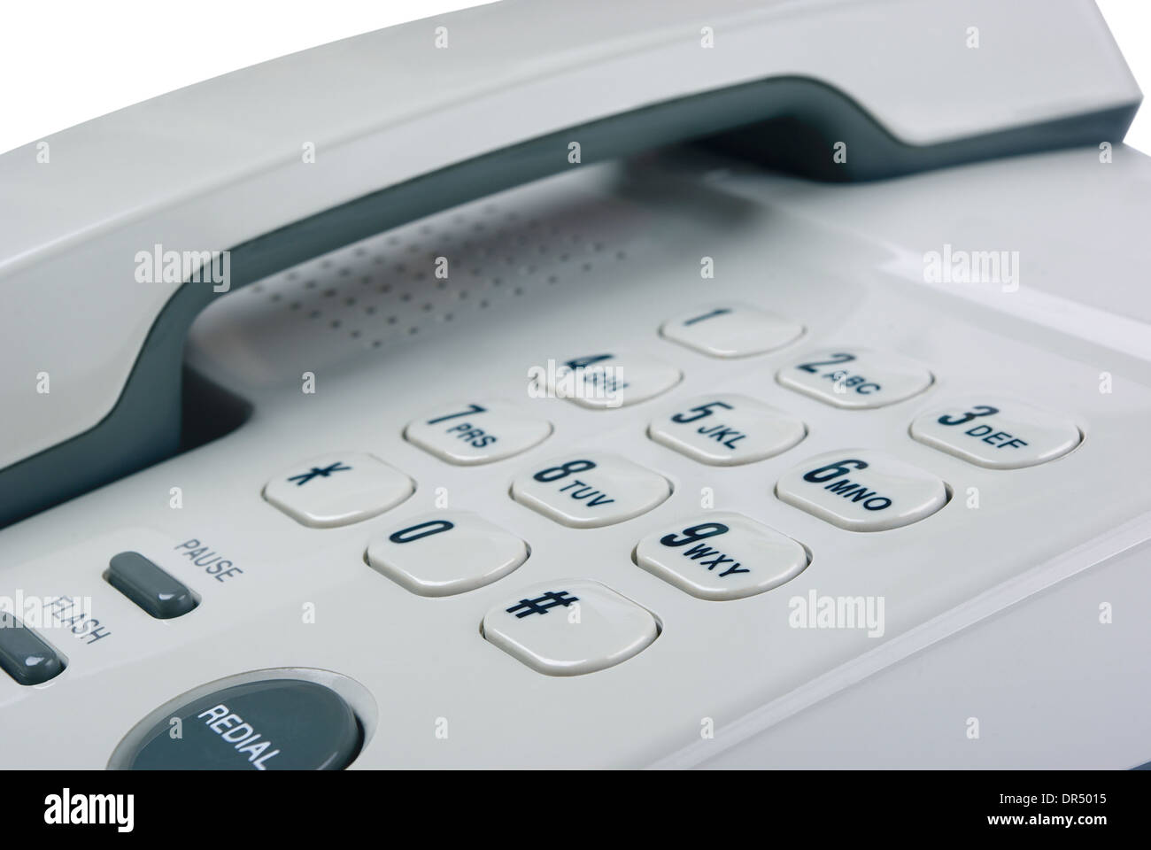 Office phone on a white background Stock Photo