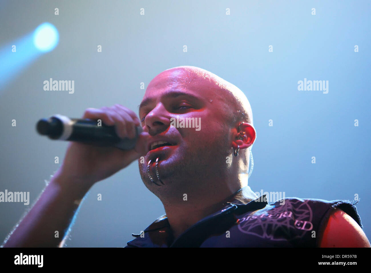Singer david draiman band disturbed hi-res stock photography and images ...